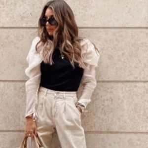Zara puff sleeve top